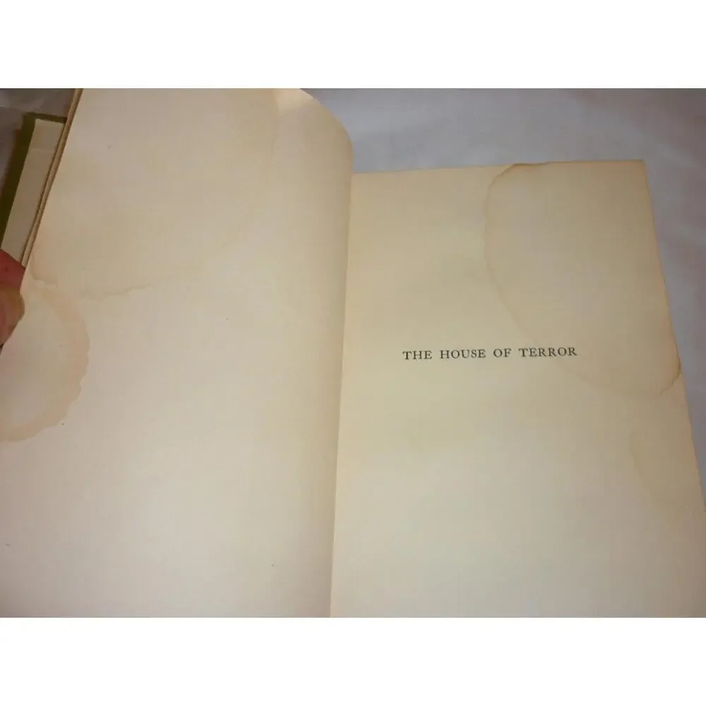 The House of Terror Edward Woodward 1930‎ Mystery League Hardcover Dust Jacket